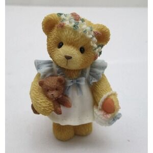 Cherished Teddies‎ Bear Figurine 1998 "Sweet Flowers For The Bride" # 476374 *
